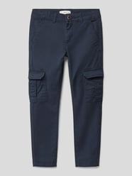 Cargohose mit Eingrifftaschen von Mango Blau - 14