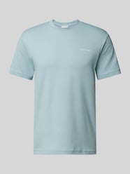 T-Shirt mit Label-Print von CK Calvin Klein Blau - 1