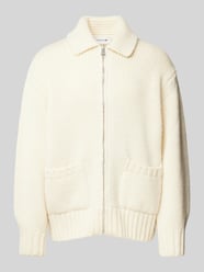 Cardigan mit seitlichen Taschen von Lacoste Beige - 18