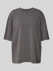 Oversized T-Shirt mit geripptem Rundhalsausschnitt von Jake*s Casual - 30