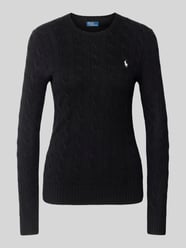 Sweter z dzianiny z mieszanki wełny i kaszmiru model ‘JULIANNA’ od Polo Ralph Lauren - 12
