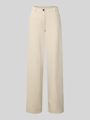 Wide Fit Stoffhose mit Viskose-Anteil Modell 'Nanni' von FREE/QUENT Beige - 38