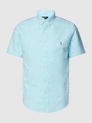 Sim Fit Freizeithemd mit Label-Stitching von Polo Ralph Lauren Blau - 23