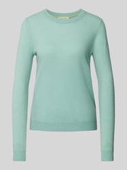 Gebreide pullover met structuurmotief van Christian Berg Woman Groen - 41