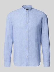 Slim Fit Freizeithemd aus Leinen-Baumwoll-Mix Modell 'SUN' von CINQUE - 32
