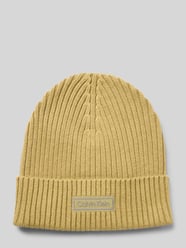 Gebreide muts met kasjmier en labelpatch van CK Calvin Klein - 15
