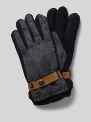 Handschuhe mit Druckknopfverschluss von camel active Grau - 16