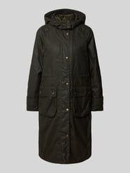 Płaszcz z kieszeniami z patką model ‘LONG CANNICH’ od Barbour Zielony - 32