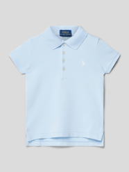 Poloshirt met labelstitching van Polo Ralph Lauren Kids Blauw / turquoise - 23