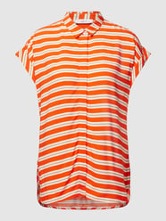 Overhemdblouse met streepmotief van Jake*s Casual Oranje - 16