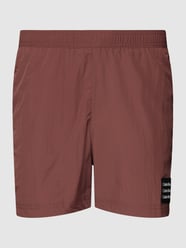 Zwembroek met labelpatch van Calvin Klein Underwear Paars - 44
