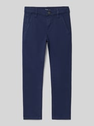 Slim fit chino van katoenmix van s.Oliver RED LABEL - 17