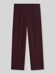 modern fit pantalon met viscose, model 'Flips251X' van HUGO Bordeaux - 4