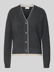 Cardigan van wol met V-hals, model 'Tracy' van My Essential Wardrobe - 5