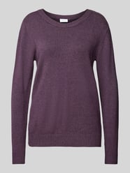 Gebreide pullover met ribboorden, model 'Viril' van Vila - 38