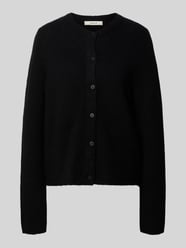 Kardigan rozpinany w kroju regular fit z mieszanki wełny z dodatkiem alpaki model 'LULU NEW' od Selected - 32