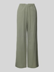 Stoffen broek met elastische band van JAKE*S STUDIO WOMAN Groen - 40