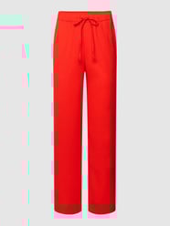 Tapered Fit Hose mit elastischem Bund Modell 'Shirley' von Soaked in Luxury Rot - 42