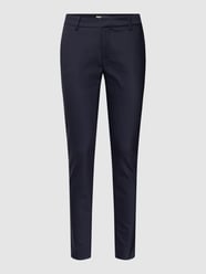 Stretchhose mit Label-Applikation Modell 'ABBY NIGHT PANT' von MOS MOSH Blau - 6