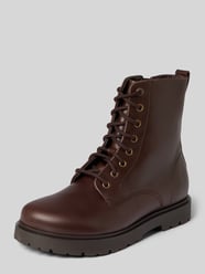 Kozaki sznurowane ze skóra bydlęca nappa z profilowana podeszwa od Birkenstock - 10