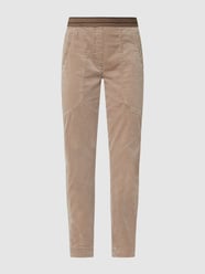 Comfortbroek van fluweel, model 'Sue' van Toni Dress Beige - 31