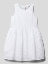 Mini-jurk met structuurmotief van Tommy Hilfiger Teens Wit - 16
