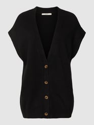 Weste in Strick-Optik von Esprit Schwarz - 7