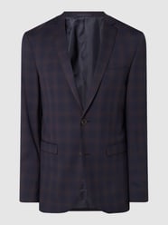 Slim fit 2-knoops colbert met viscose, model 'George' van Matinique Bruin - 28