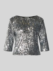 Regular fit blouse met all-over pailletten, model 'Asya' van GUIDO MARIA KRETSCHMER WOMAN - 2