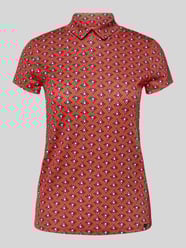 Slim fit T-shirt met polokraag van Marc Cain - 31