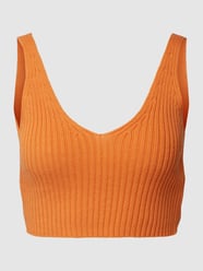 Crop Top mit Schnürung am Rücken von REVIEW Orange - 41