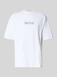 Oversized T-Shirt mit Label-Print Modell 'Ramon' von PEGADOR - 25