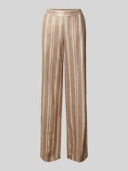 Wide Leg Stoffhose aus Viskose-Leinen-Mix Modell 'Mara Trend' von ROSNER Beige - 17