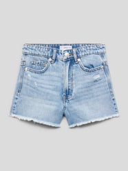 Bermudas im Used-Look Modell 'helena' von Mango Blau - 9