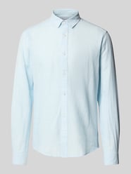 Slim Fit Leinenhemd mit Kentkragen Modell 'CAIDEN' von Only & Sons - 43
