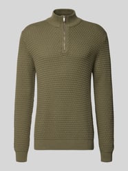 Regular Fit Troyer mit gerippten Abschlüssen von MCNEAL - 19