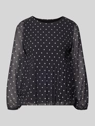 Blouse met plissévouwen model 'Ka44na' van ZABAIONE - 11