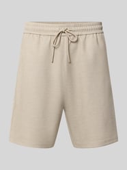 Straight Fit Shorts mit Viskose-Anteil von REVIEW Beige - 24