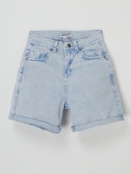 Balloon Fit Jeansshorts mit regulierbarer  Bundweite von Blue Effect Blau - 21