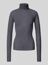 Sweter z dzianiny z golfem model ‘MAGLIA ESSENTIAL’ od Patrizia Pepe - 2