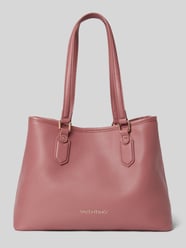 Handtas met labeldetail, model 'BRIXTON' van VALENTINO BAGS Fuchsia - 7