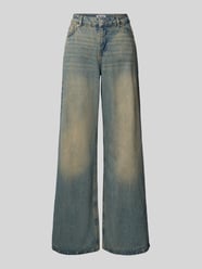 Wide Leg Jeans im 5-Pocket-Design von Review Blau - 20