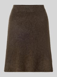 Minirok van wolmix met alpaca, model 'LULU' van Selected Femme - 9