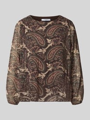 Blusenshirt mit Plisseefalten Modell 'Ka44ia' von ZABAIONE - 38