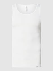 Tanktop aus Baumwolle Modell 'Windsor' von Palmers Weiß - 36