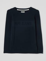 Sweter z bawełny model ‘Luis’ od Pepe Jeans Niebieski - 41