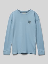 Longsleeve mit Statement-Print von Garcia Blau - 42