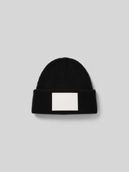 Beanie mit Label-Detail von MM6 Maison Margiela Schwarz - 2