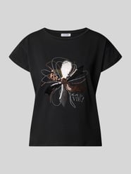 Regular Fit T-Shirt aus Baumwoll-Modal-Mix von MORE & MORE - 37