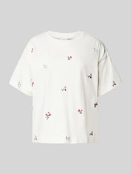 T-Shirt mit geripptem Rundhalsausschnitt Modell 'MONIE' von Vila - 11